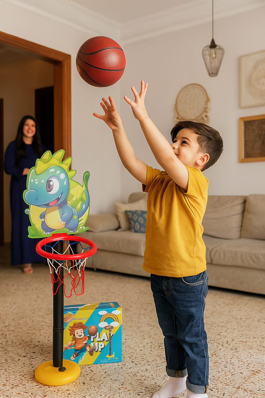 يشجع على ممارسة الرياضة والحركة اليومية.
يساعد الأطفال على تحسين مهارات التركيز والتصويب.