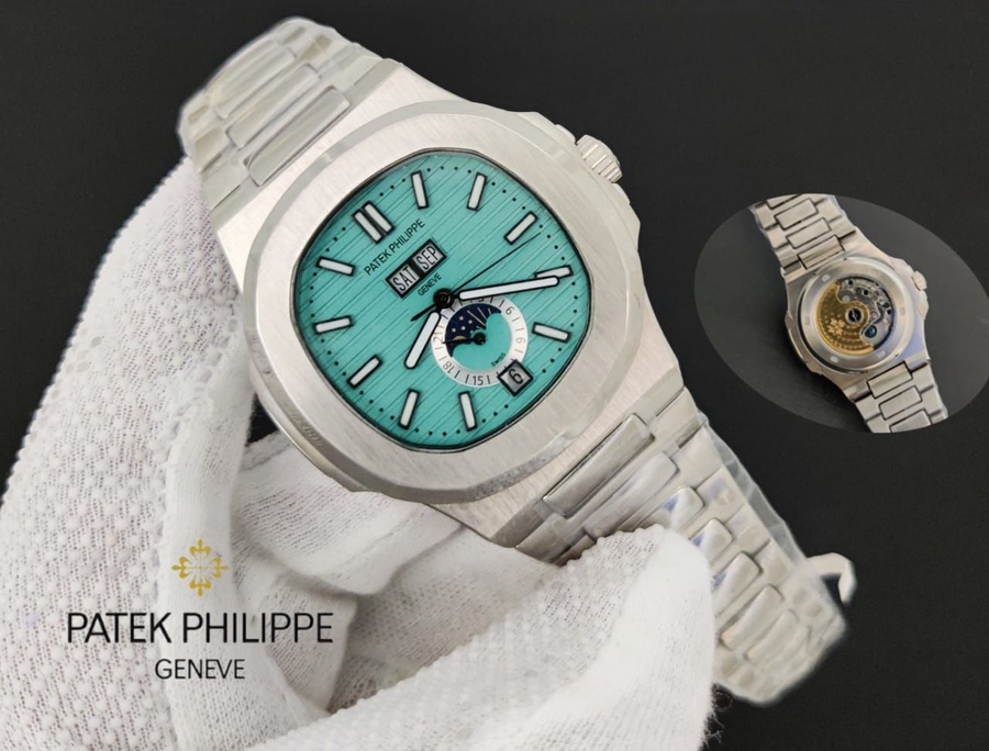  Patek Philippe Nautilus ساعة باتيك فيليب نوتيلوس الأوتوماتيكية للرجال