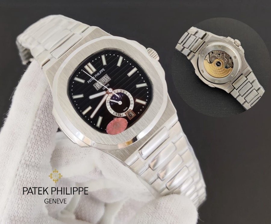  Patek Philippe Nautilus ساعة باتيك فيليب نوتيلوس الأوتوماتيكية للرجال