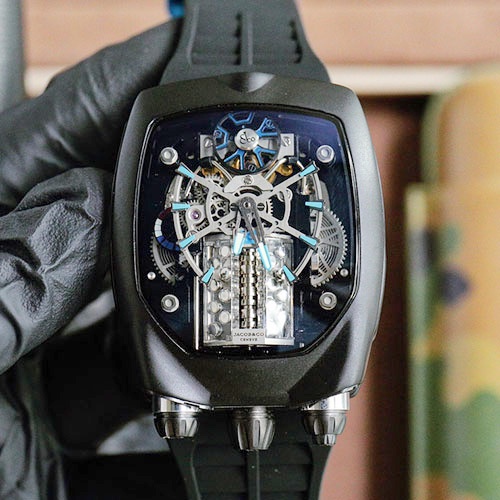 ساعة  Bugatti Chiron Tourbillon سوبر ماستر سويسرية كواليتي | أوتوماتيكية