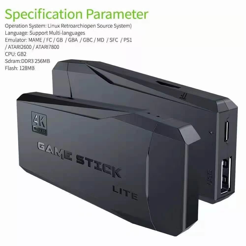 جهاز العاب و اتاري game stick lite 4k 2.4g wireless controller gamepad product thumbnail 2
