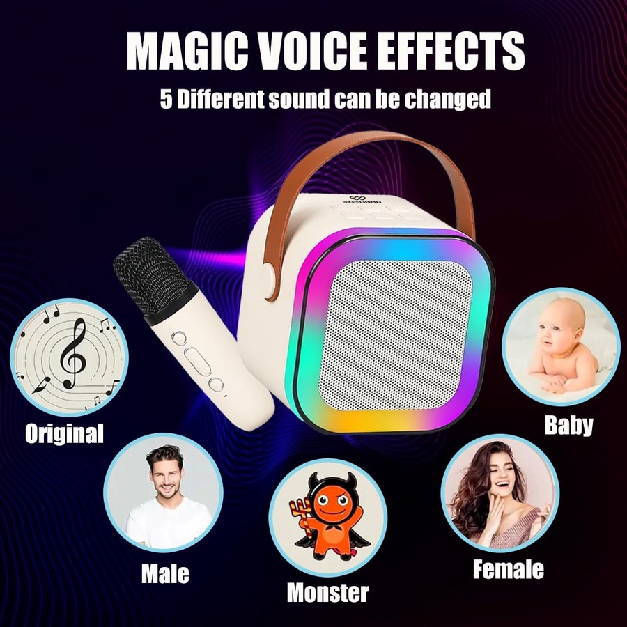ميكروفون كاريوكي وسماعة Karaoke Mic with Speaker product thumbnail 7