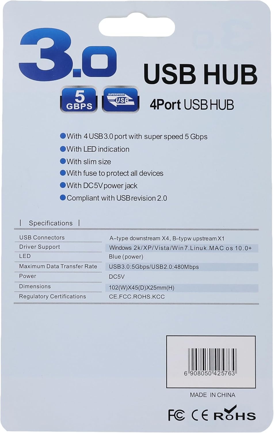 4-Port USB 3.0 Ultra-Slim product thumbnail 3