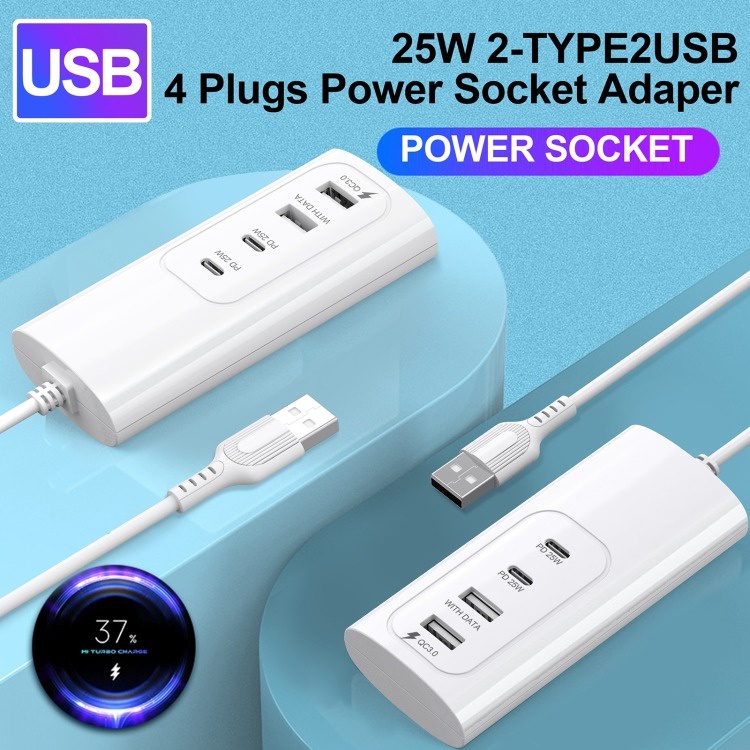 PD 20W Dual USB-C/Type-C HUB product thumbnail 2