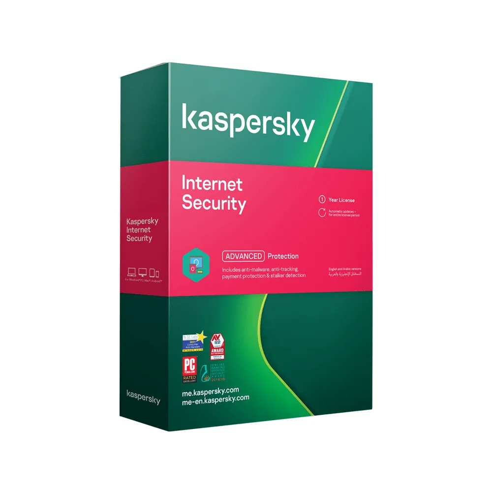 KASPERSKY INTERNET SECURITY FOR 2 DEVICES - 1 YEAR