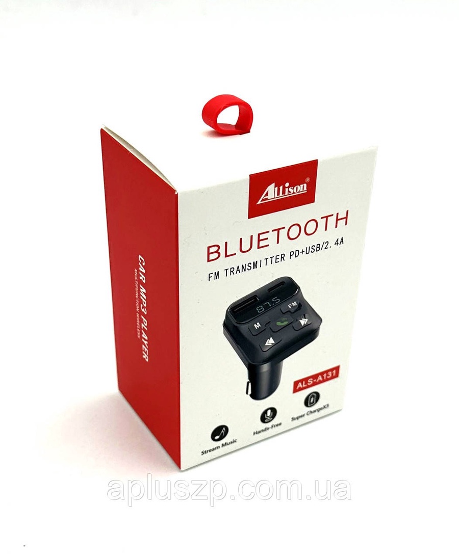 جهاز تعديل FM بتقنية البلوتوث + شاحن Bluetooth FM Modulator + Charger ALS-A131 product thumbnail 3