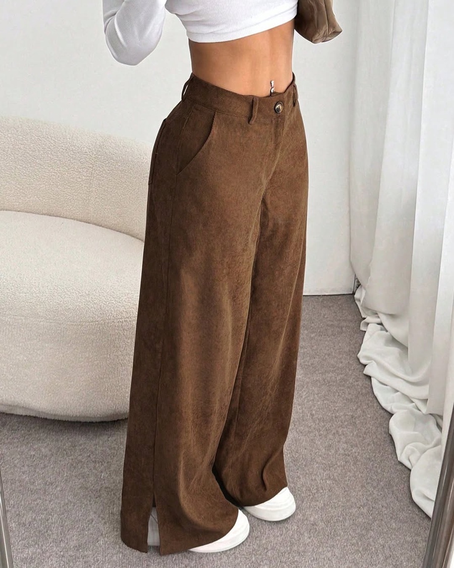 بنطلون قطيفة مضلع Amalfi 2148