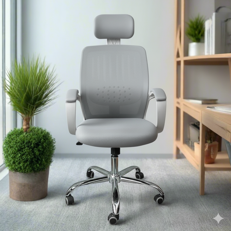 يضفي لمسة من الرقي على مكتبك؟ هذا الكرسي هو الخيار الأمثل لك. مصمم خصيصاً لتوفير أقصى درجات الدعم خلال ساعات العمل الطويلة، مما يجعله مثالياً للمديرين، الموظفين، أو أي شخص يقضي وقتاً طويلاً أمام المكتب.