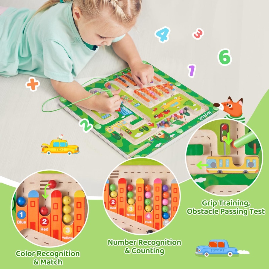 تعزز قدراته العقلية والحسية في سن مبكر.

تكون وسيلة تعليمية ممتعة للأهل والأطفال سوا.