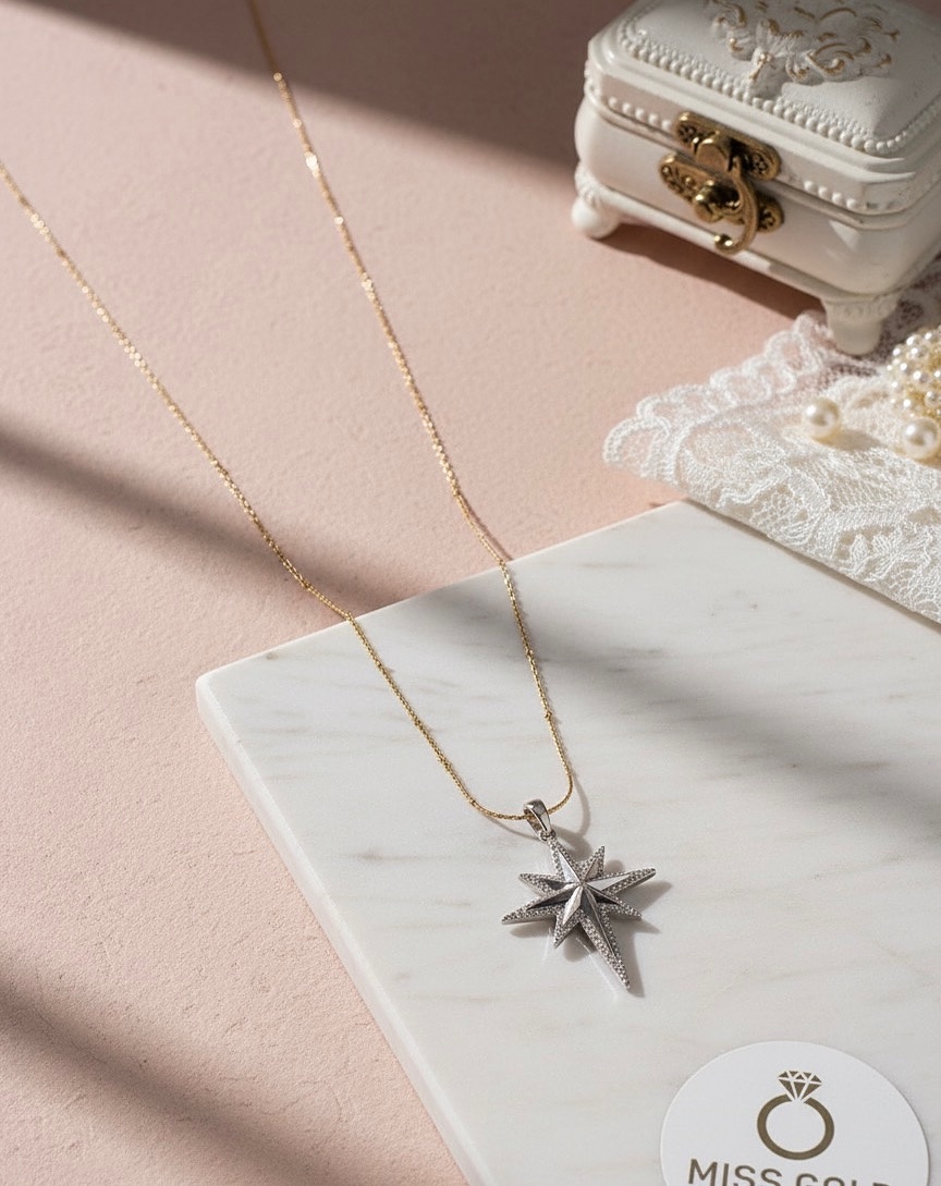 Star stainless necklaces