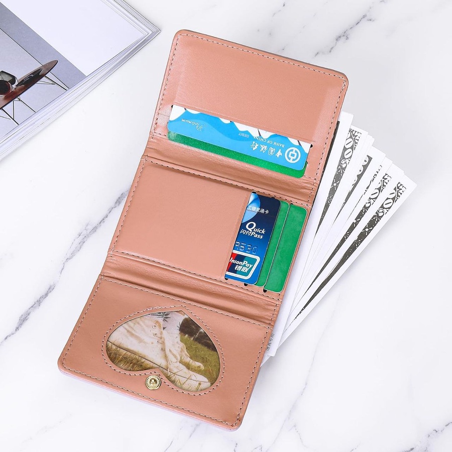 Cat Pattern Women’s Wallet – Sky Leather