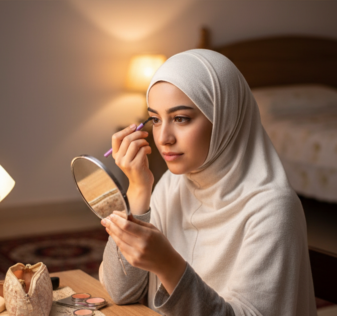 قلم حواجب water proof بالمشط