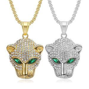 Tiger Face Necklace – Gold Stainless Steel