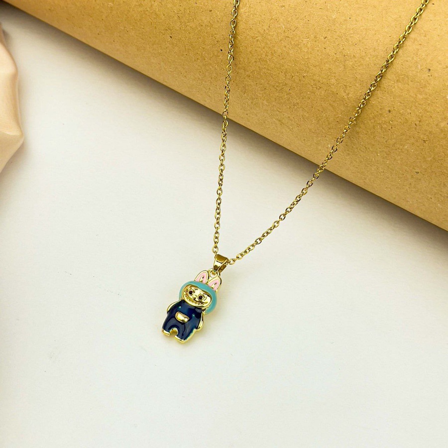 Lollipop Necklace – Gold Stainless Steel