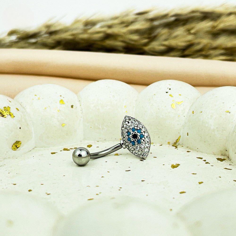 Evil Eye Belly Piercing – Stainless Pure 316