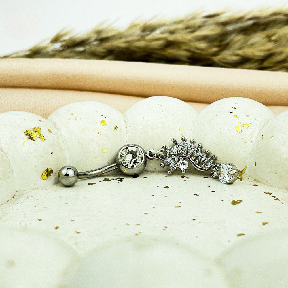 Fishbone Belly Piercing – Stainless Pure 316