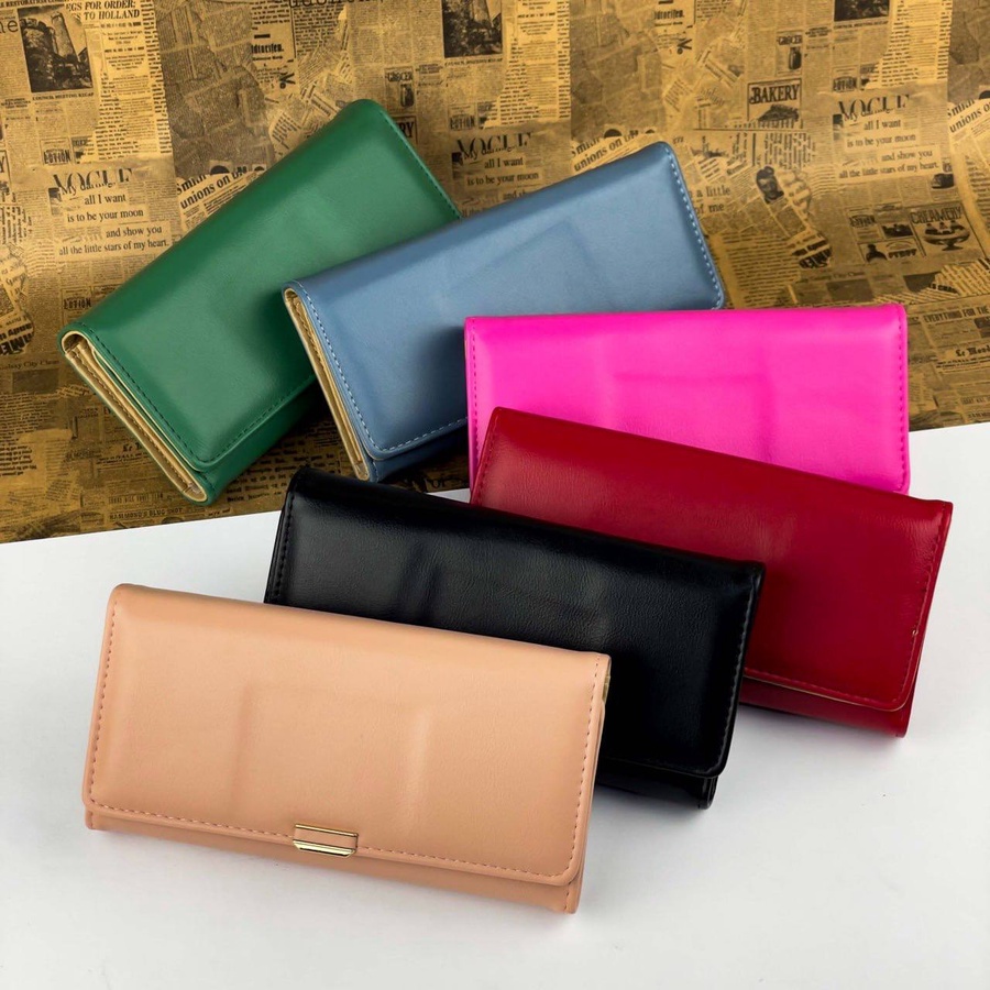 Classic Solid Long Wallet