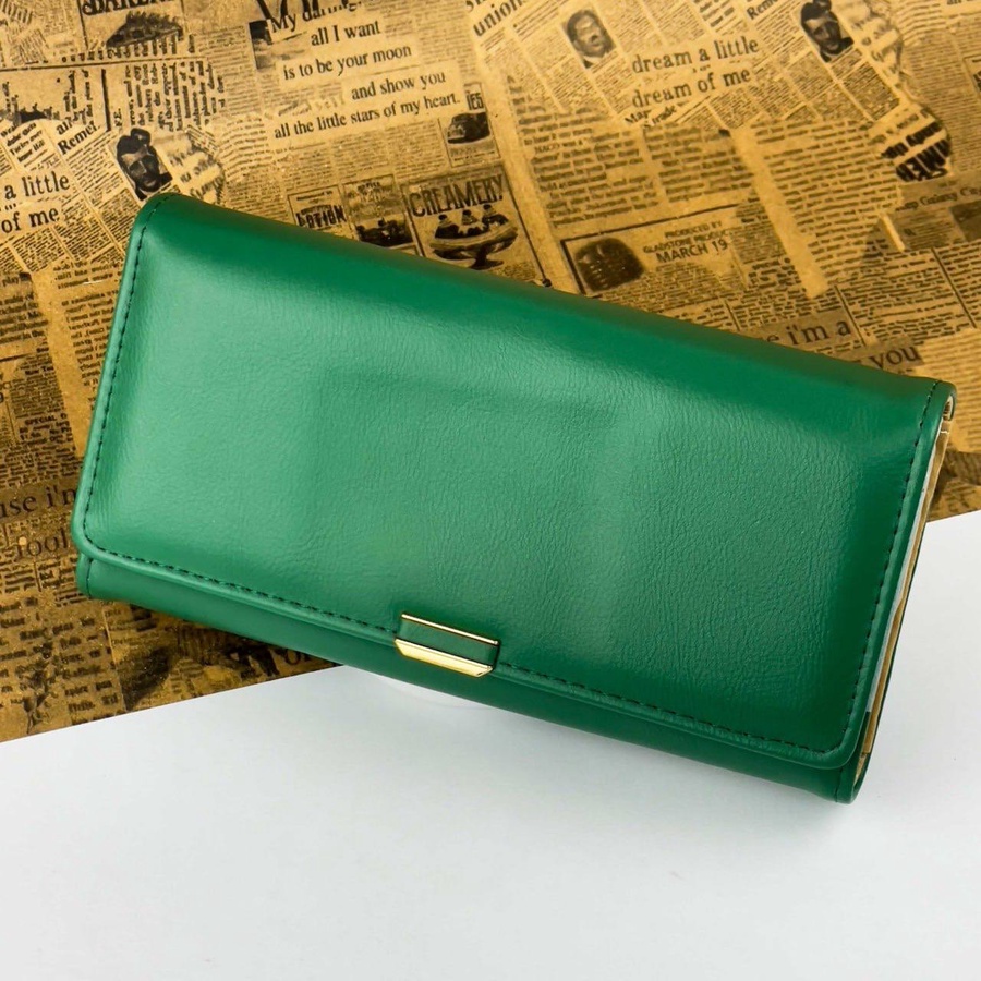 Classic Solid Long Wallet