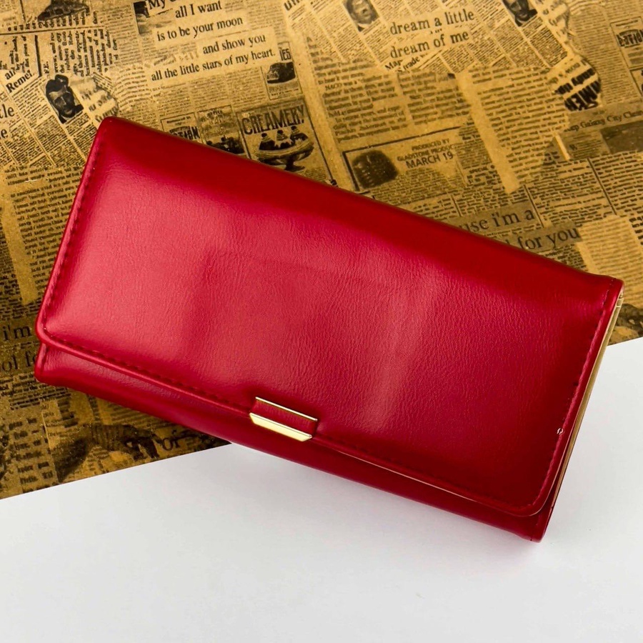 Classic Solid Long Wallet