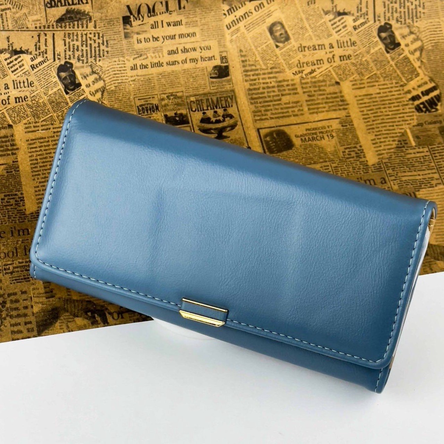 Classic Solid Long Wallet