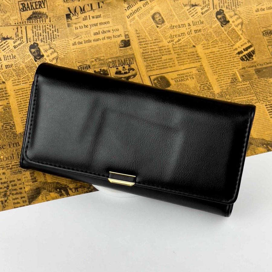 Classic Solid Long Wallet