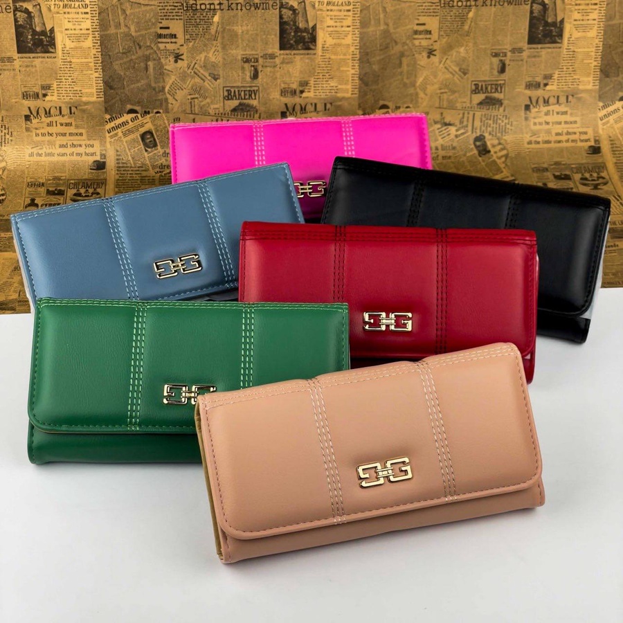 Embroidered Clutch Wallet