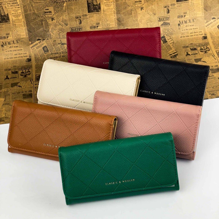 THE GEOMETRIC QUILTED WALLET