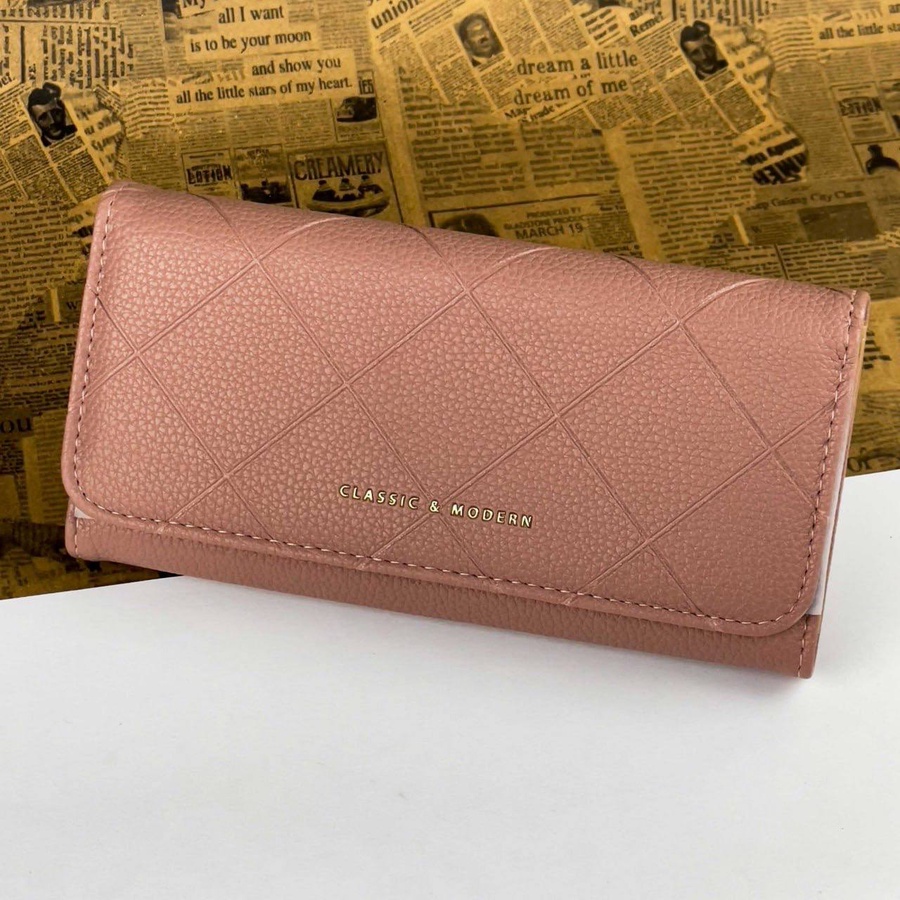 THE GEOMETRIC QUILTED WALLET