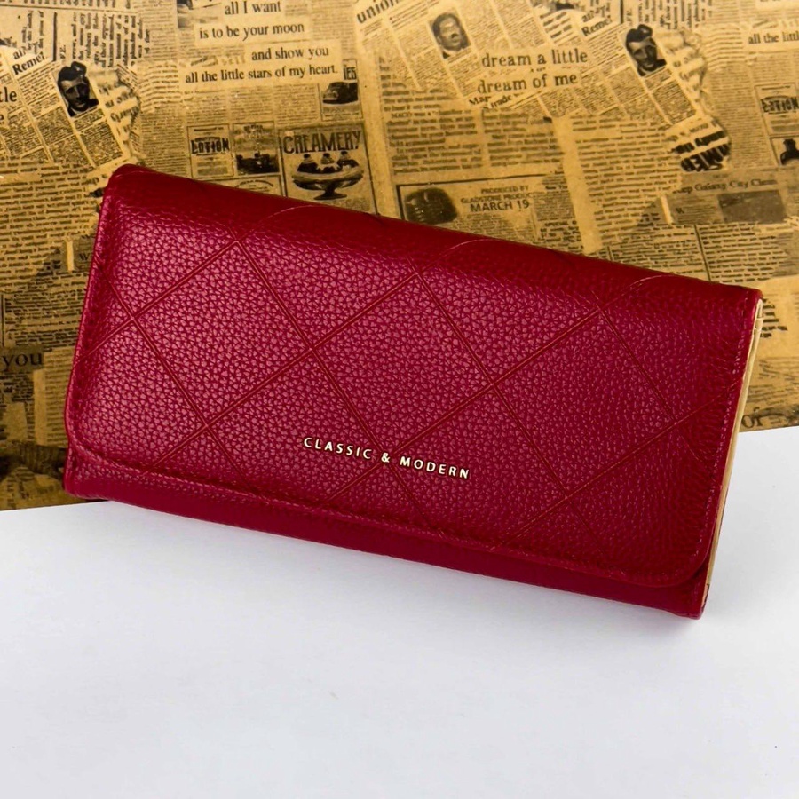 THE GEOMETRIC QUILTED WALLET