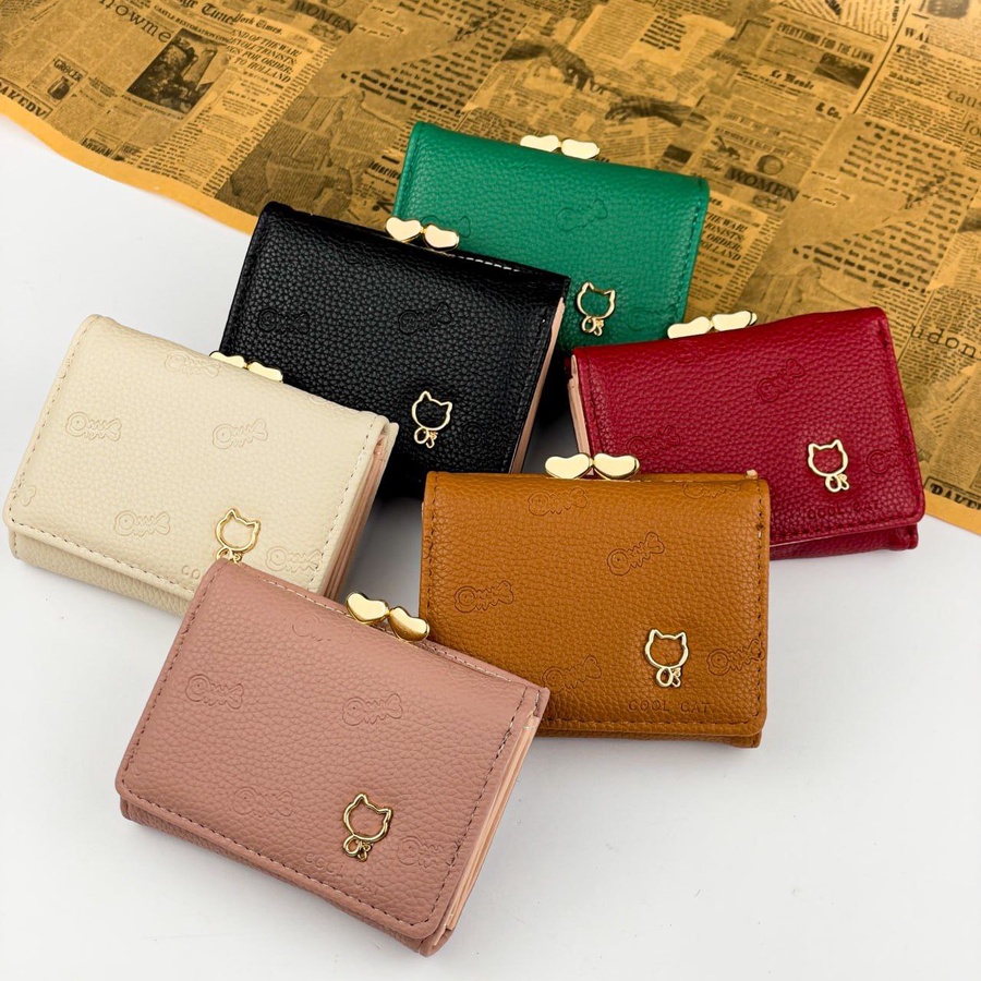 Fishbone Texture Women's Wallet