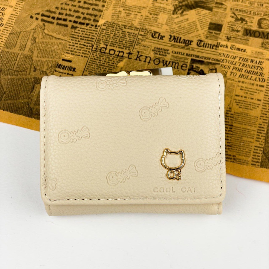 Fishbone Texture Women's Wallet
