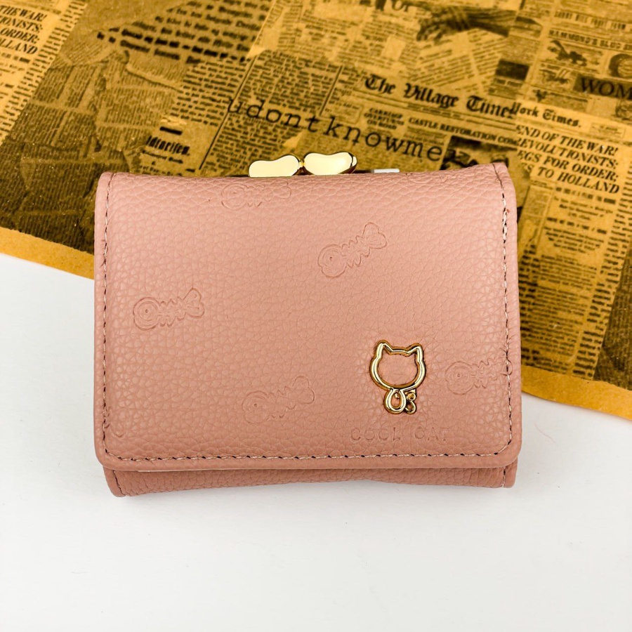 Fishbone Texture Women's Wallet