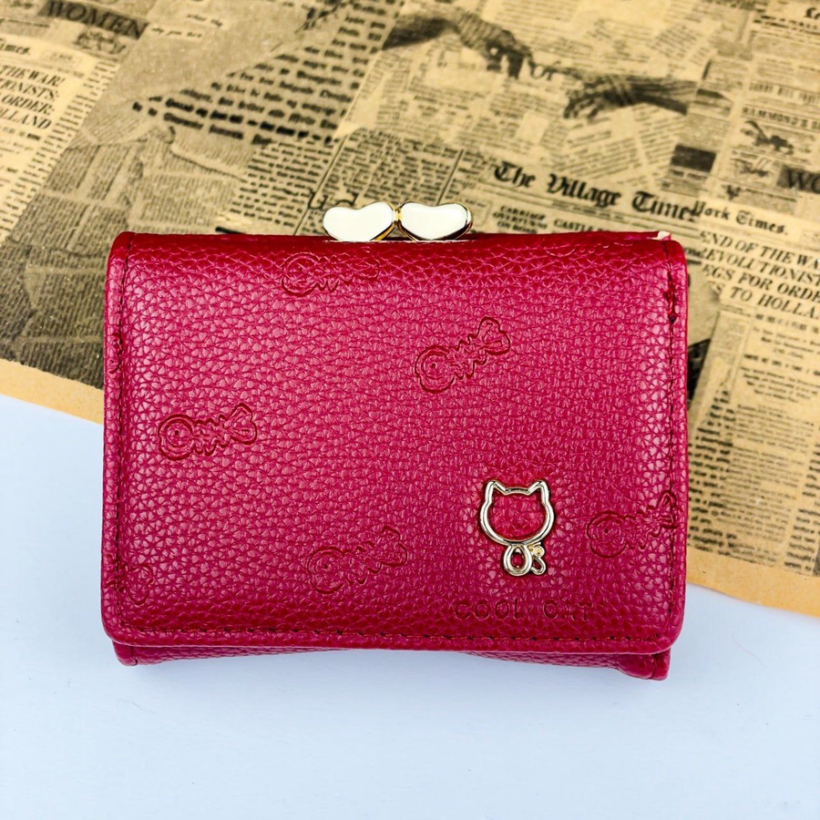 Fishbone Texture Women's Wallet