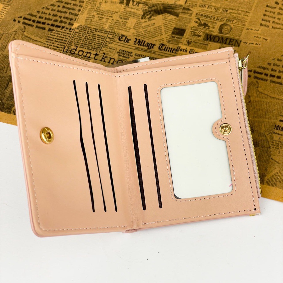 Glossy Charm Mini Wallet