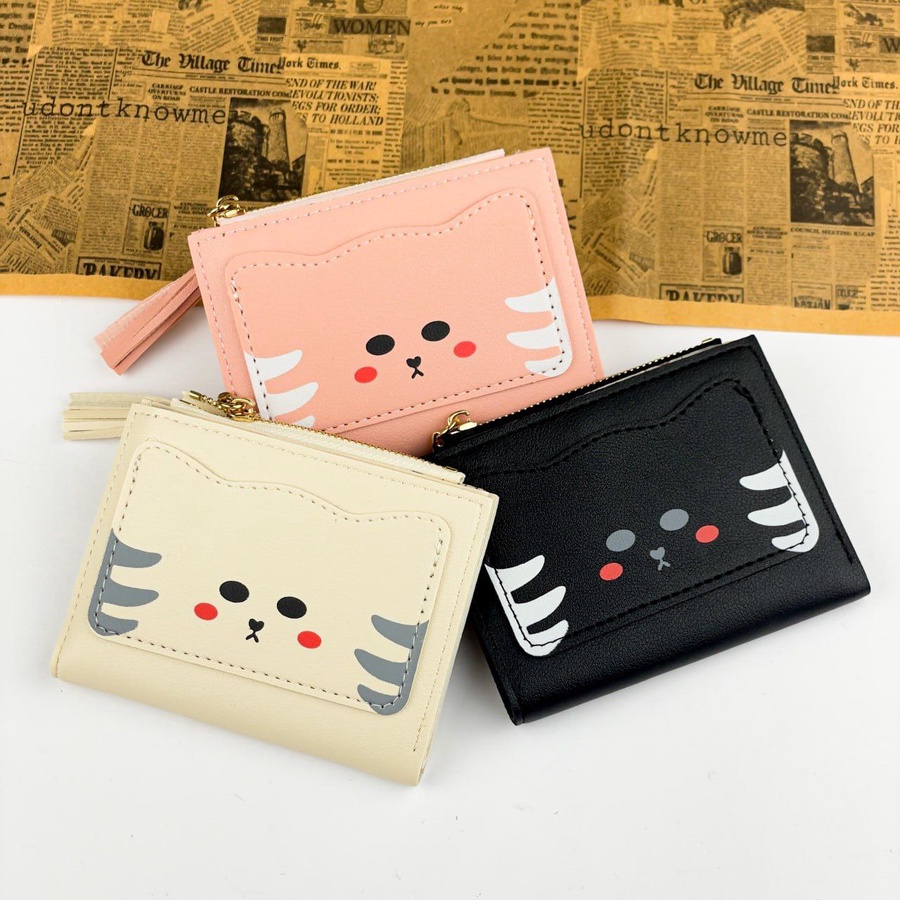 Cute Eyes Women’s Wallet – Thick PU Leather with Card Slots