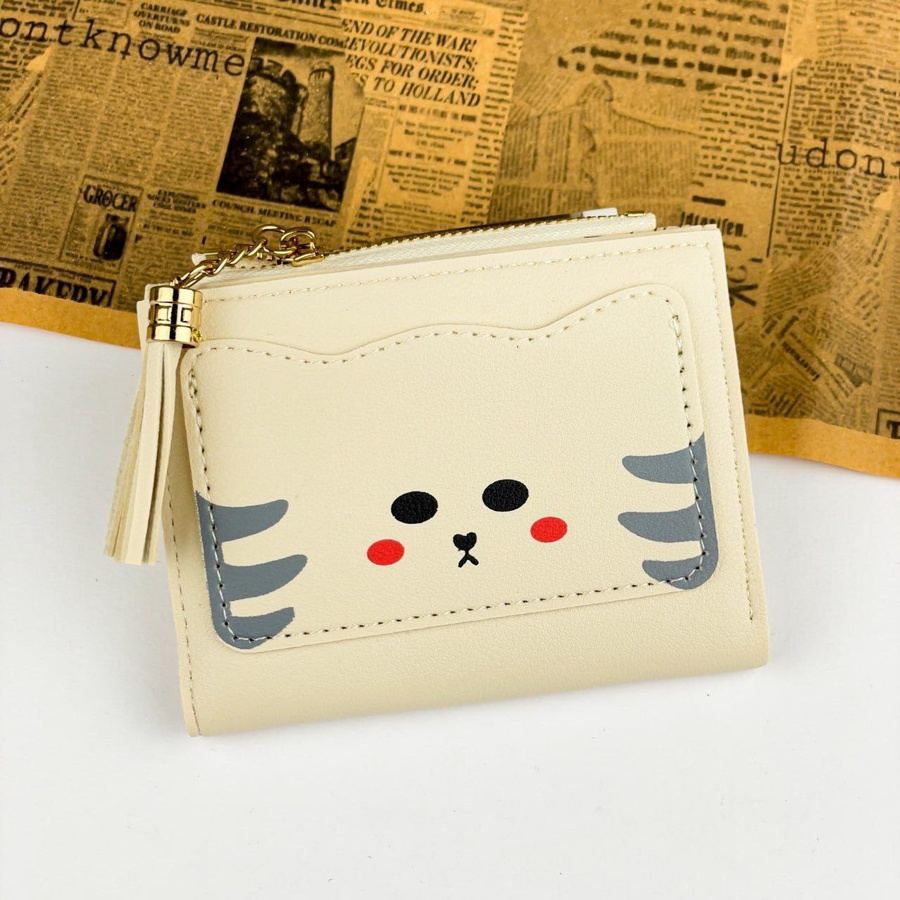 Cute Eyes Women’s Wallet – Thick PU Leather with Card Slots