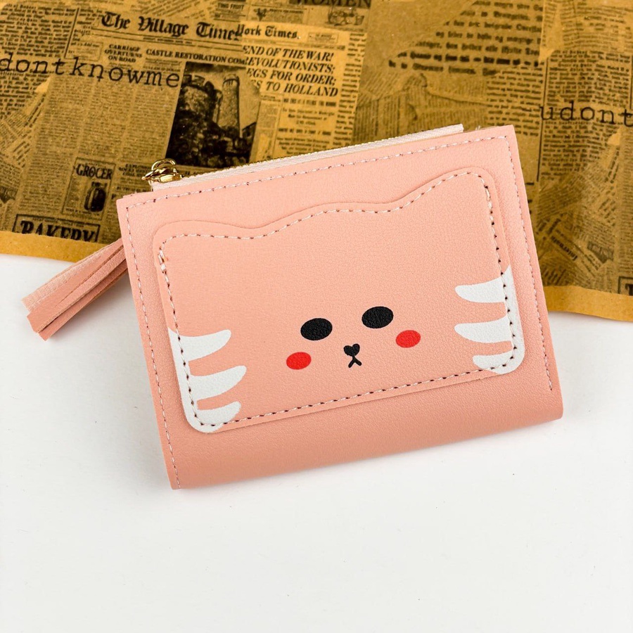 Cute Eyes Women’s Wallet – Thick PU Leather with Card Slots