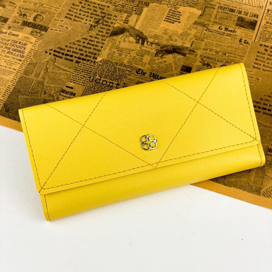 Soft Stitched Long Wallet