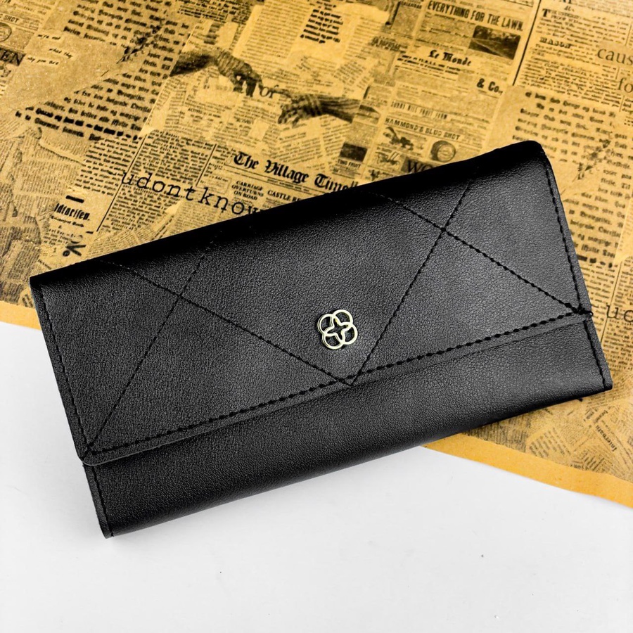 Soft Stitched Long Wallet