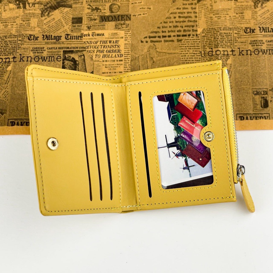 Golden Heart Soft-Stitch Wallet