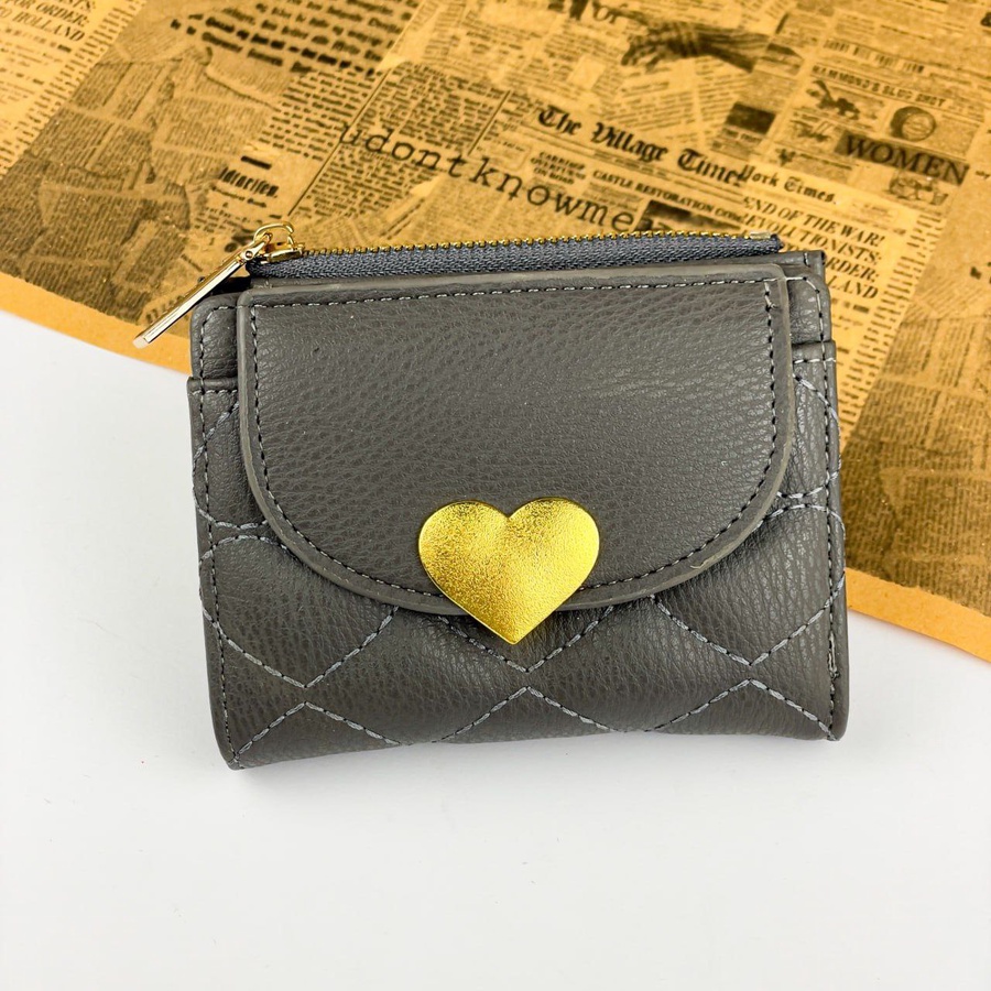 Golden Heart Soft-Stitch Wallet