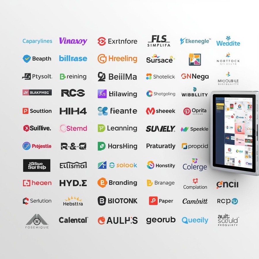 🎨 50,000 شعار (Logo Template)