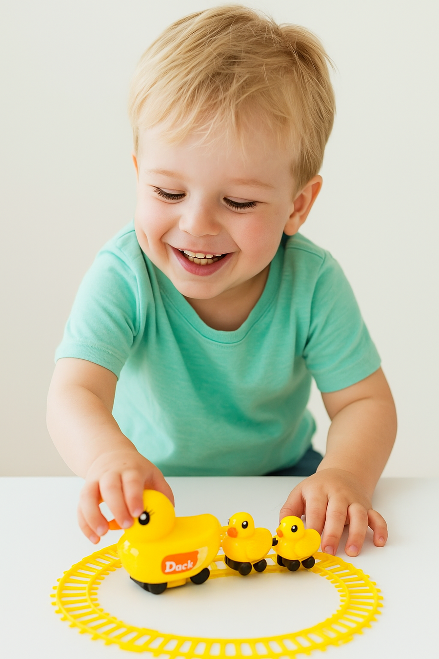 🚂🐥 قطار البطّة السعيدة – Happy Duck Train
