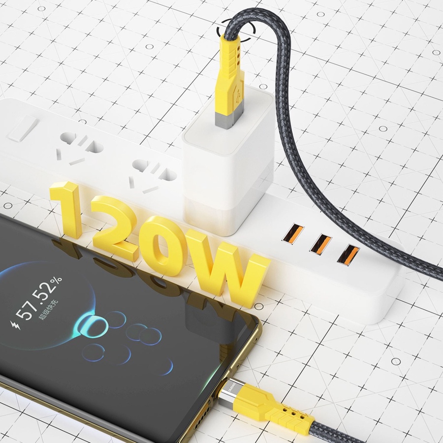 Dudao L23CC USB-C to USB-C Cable 120W 1m product thumbnail 3
