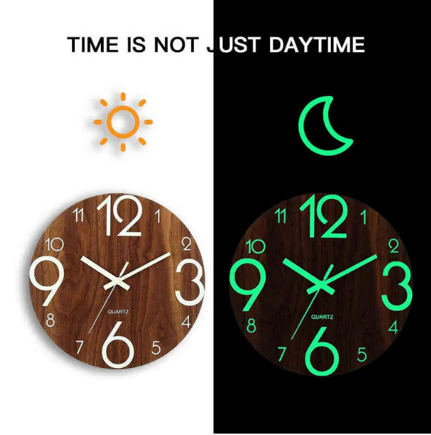 الساعه بالنهار بيكون لونها مميز جدا
