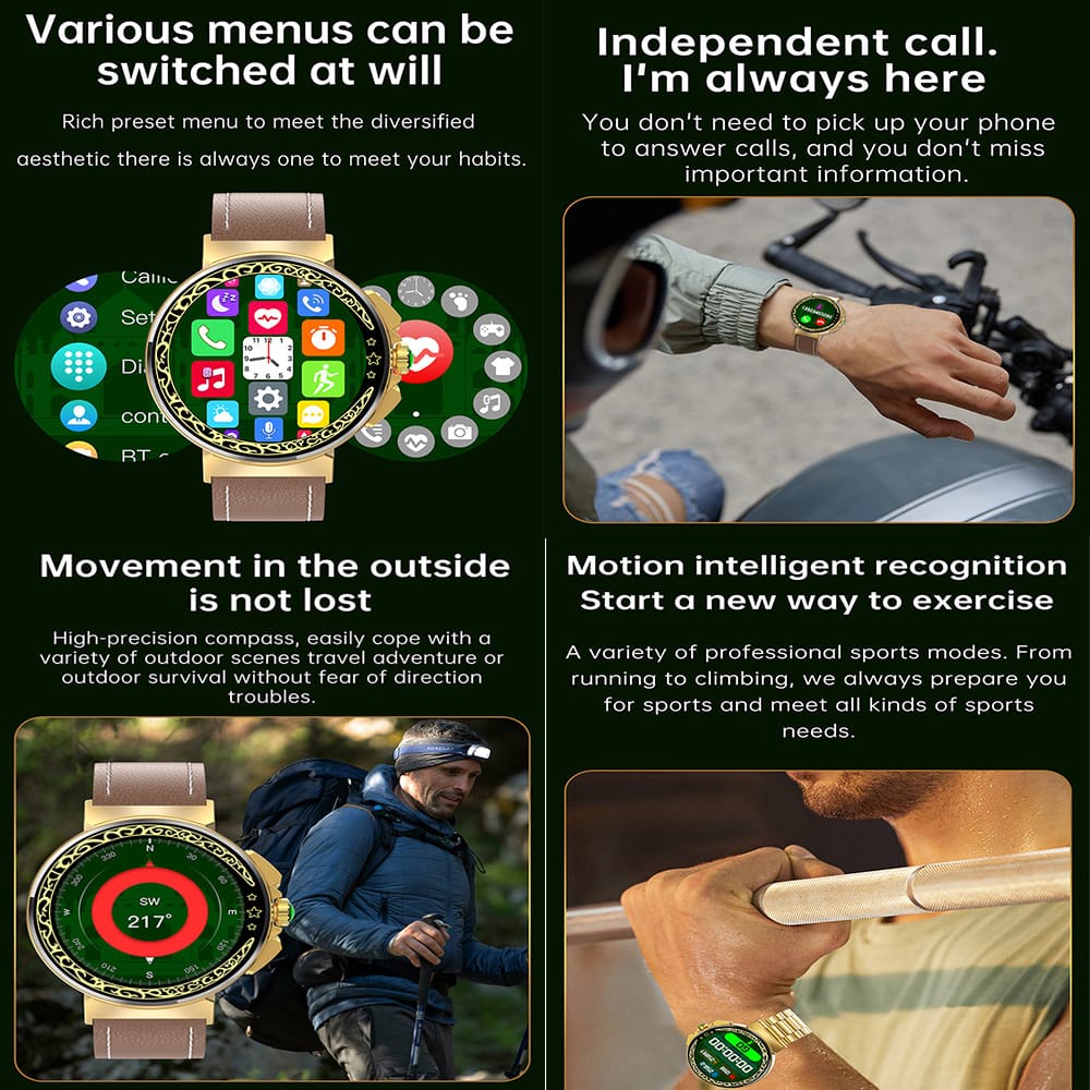 لو بتلعب رياضه، بتخرج كتير، أو حتى يومك سريع ومليان شغل…
الساعه دي هتكون مساعدك الشخصي في كل حاجه 🤝✨