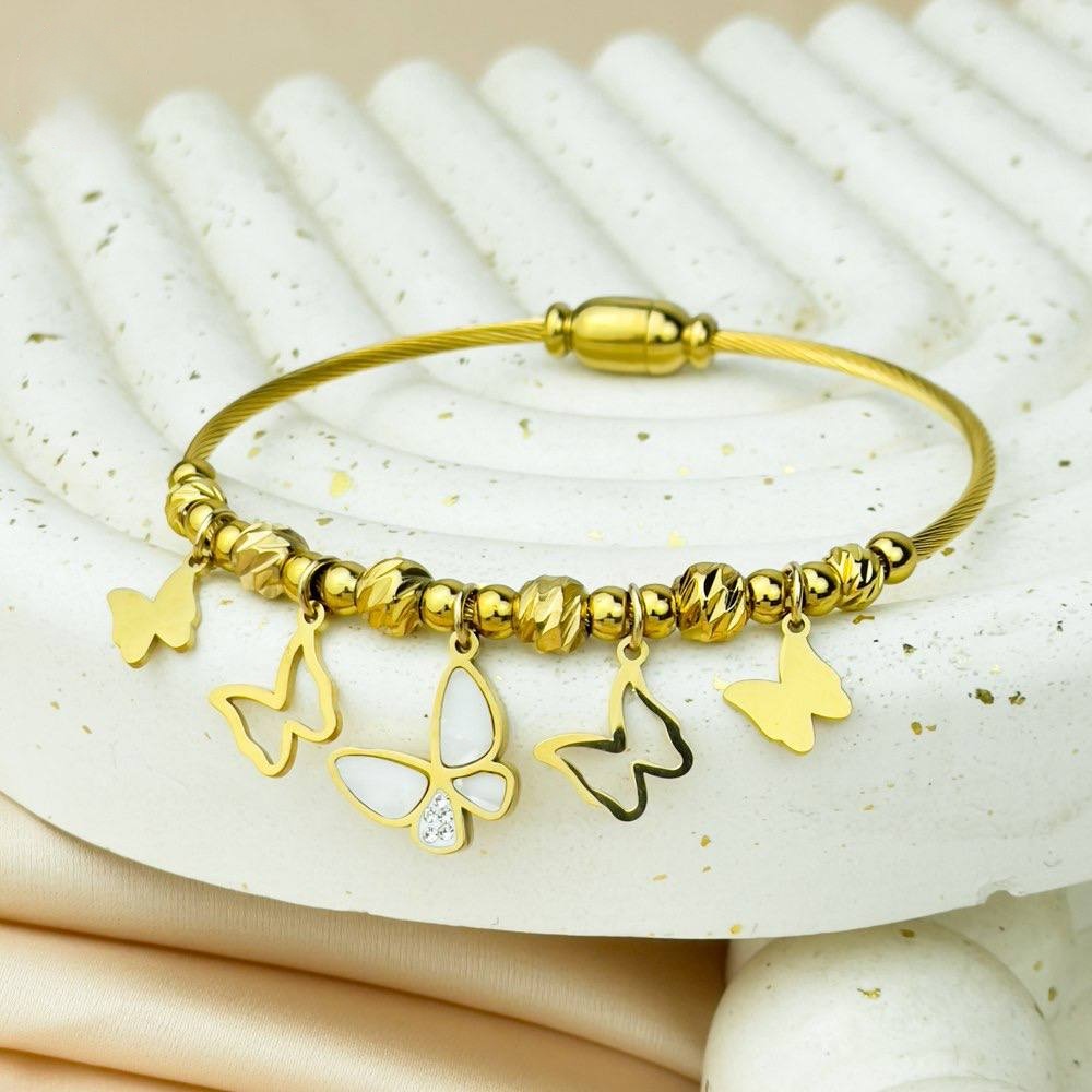 Pandora White Butterfly Bracelet