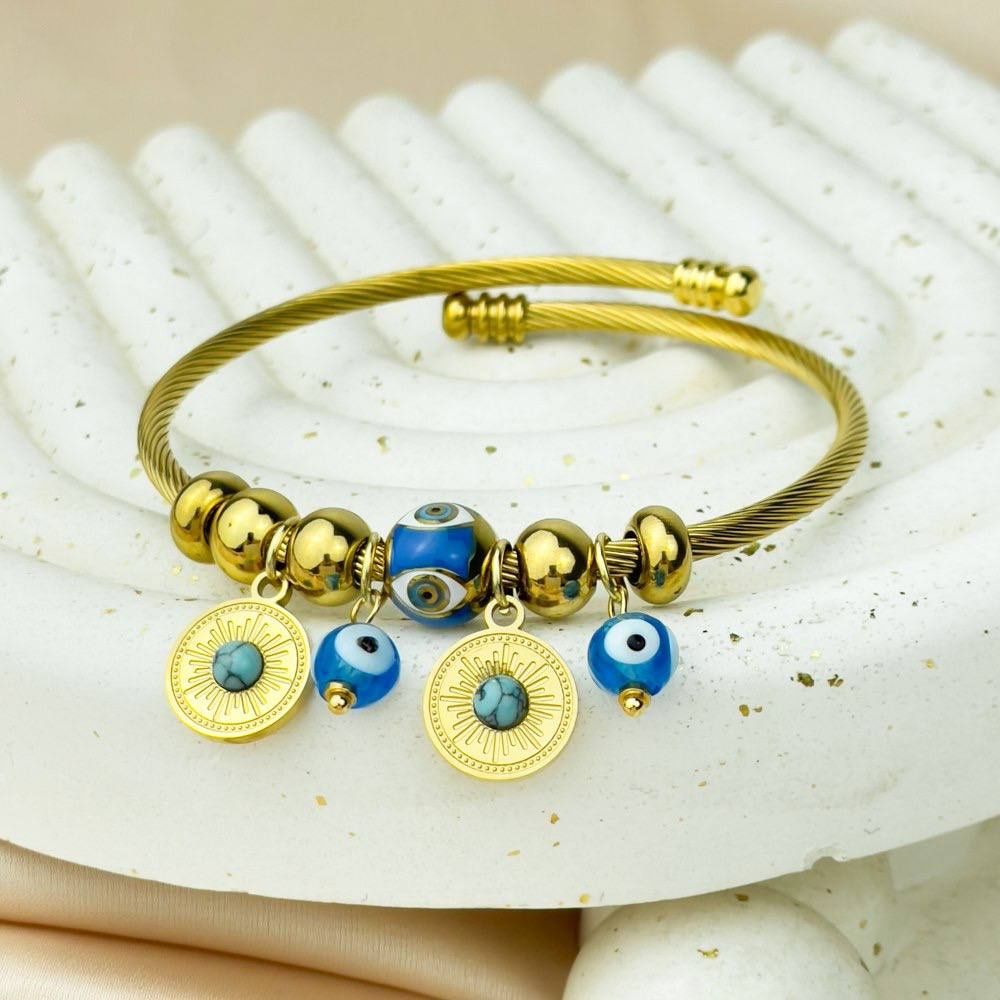 Pandora Twin Blue Eye Bracelet