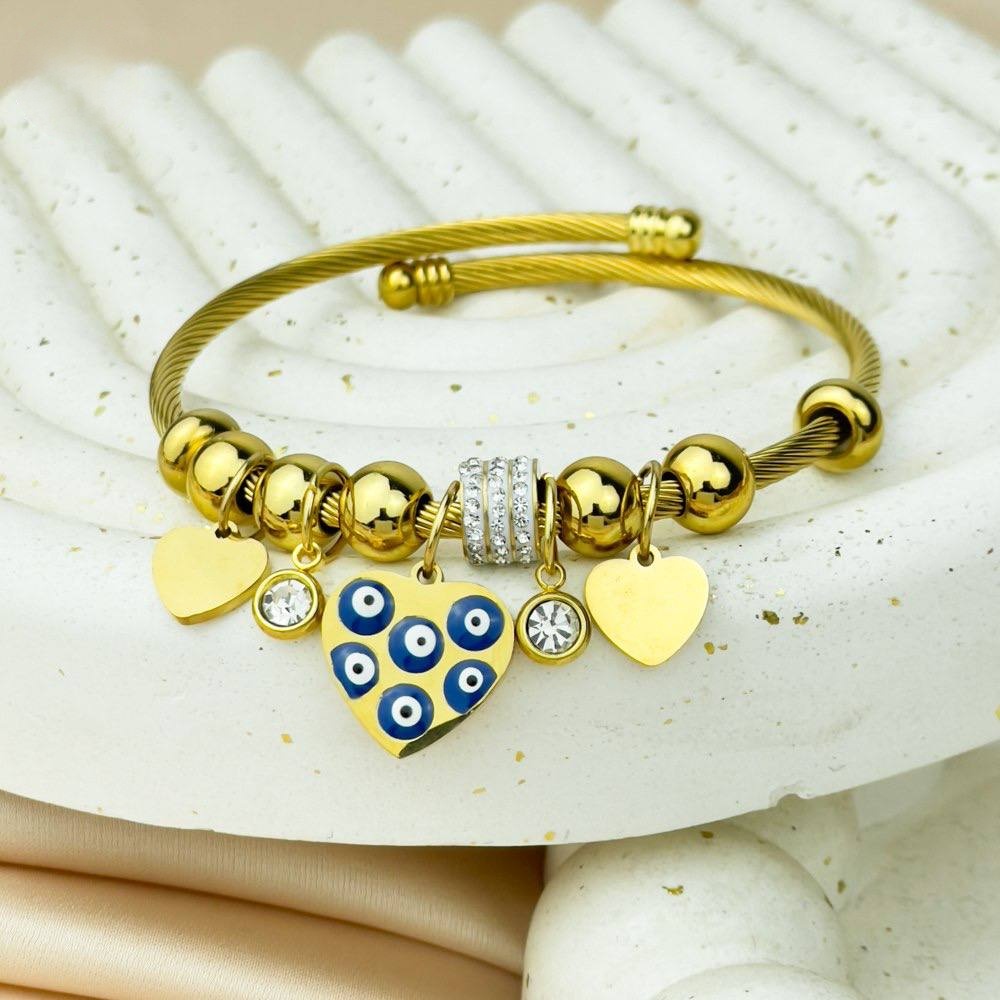 Pandora Heart & Evil Eye Bracelet