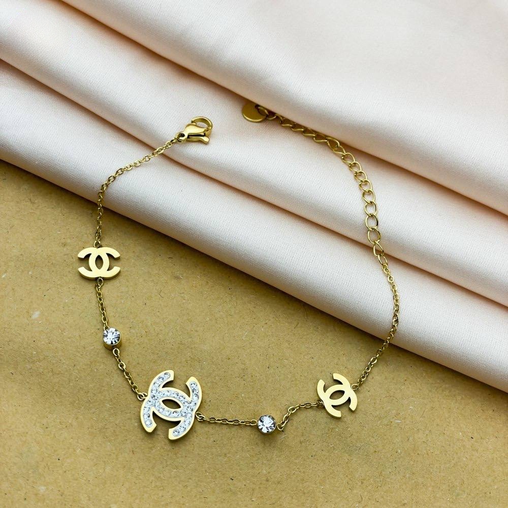 Chanel Style Double C Bracelet
